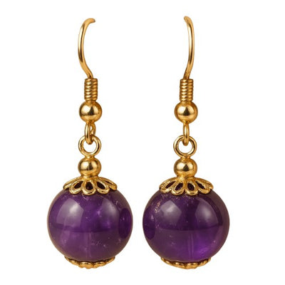 "Tara" Amethyst Earrings
