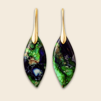 "Rhea" Jasper Earrings