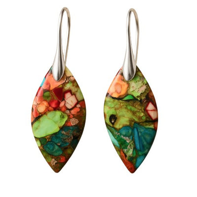 Harlequin Jasper Earrings