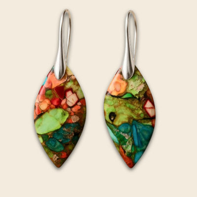 Harlequin Jasper Earrings