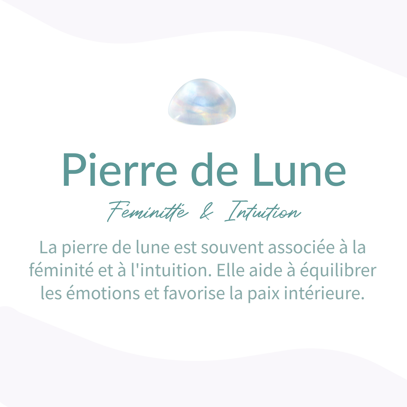 “Feminine Sensitivity” Bracelet in Moonstone
