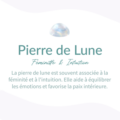 “Feminine Sensitivity” Bracelet in Moonstone